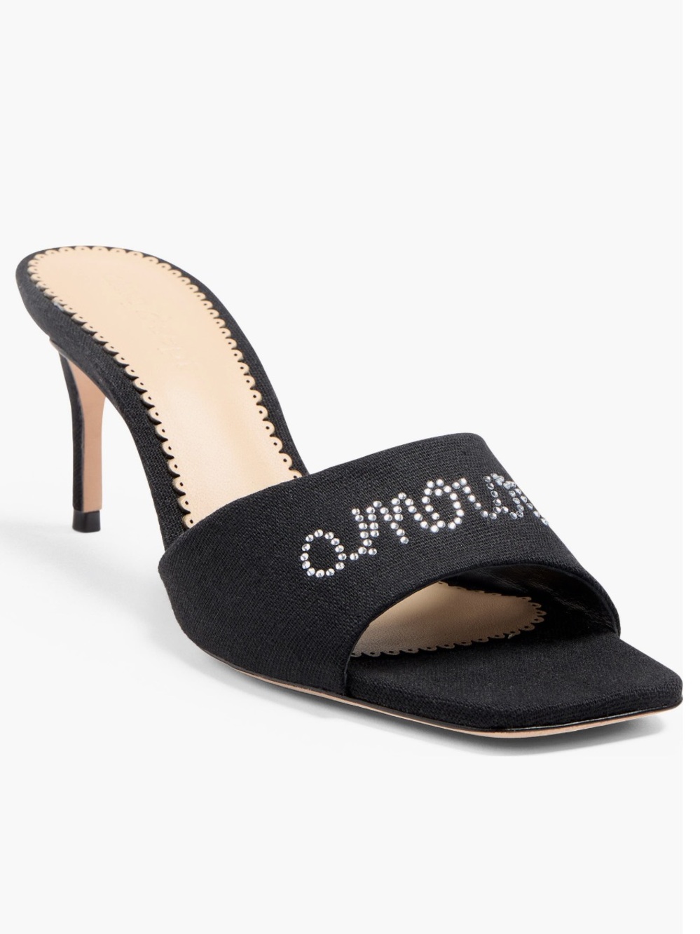 Cinq à Sept
June Heatset Crystal Slide Sandal